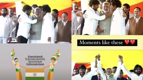 Screengrabs of Upasana and Niharika's Instagram stories. Screengrabs of Upasana and Niharika's Instagram stories.