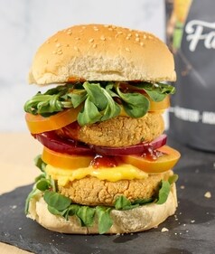 Falafel burger (instagram) Falafel burger (instagram)