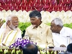 Telugu Desam Party’s 16 MPs and the Janata Dal United’s 12 are crucial for the Bharatiya Janata Party, which has 240 seats in the Lok Sabha where the majority mark is 272. (ANI Photo) Telugu Desam Party’s 16 MPs and the Janata Dal United’s 12 are crucial for the Bharatiya Janata Party, which has 240 seats in the Lok Sabha where the majority mark is 272. (ANI Photo)