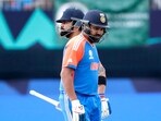 India's openers Rohit Sharma and Virat Kohli during a Group A match. India's openers Rohit Sharma and Virat Kohli during a Group A match.
