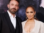 (FILES) US actress and singer Jennifer Lopez and US actor Ben Affleck arrive for the premiere of "The Mother" at the Westwood Regency Village Theater in Los Angeles, California, on May 10, 2023. Jennifer Lopez said on May 31, 2024 that she was cancelling her summer tour to spend more time with her family as rumors circulate over a split with actor-husband Ben Affleck. (Photo by Michael Tran / AFP)