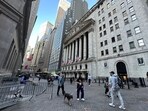 The New York Stock Exchange is shown in New York. The New York Stock Exchange is shown in New York.