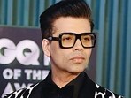 Karan Johar's name is directly in the movie title and all promotional materials. 