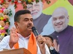 BJP's Suvendhu and 'post-poll violence victims stopped from entering Raj Bhavan (PTI) BJP's Suvendhu and 'post-poll violence victims stopped from entering Raj Bhavan (PTI)