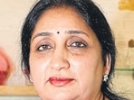 Sunetra was chosen over several aspirants for the Rajya Sabha berth, including Parth Pawar. (HT) Sunetra was chosen over several aspirants for the Rajya Sabha berth, including Parth Pawar. (HT)