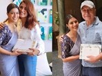 Varalaxmi Sarathkumar has been giving out invites to her wedding. Varalaxmi Sarathkumar has been giving out invites to her wedding.
