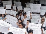The alleged irregularities in the NEET-UG 2024 examination have evoked protests from students all over the country. (ANI Photo)