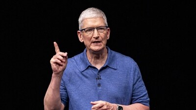 Tim Cook, chief executive officer of Apple Inc., during the Apple Worldwide Developers Conference at Apple Park campus in Cupertino, California, US. (Bloomberg) Tim Cook, chief executive officer of Apple Inc., during the Apple Worldwide Developers Conference at Apple Park campus in Cupertino, California, US. (Bloomberg)