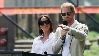 Prince Harry was ‘terrified that Meghan would leave him’ after he posted an ‘angry’ letter to the press (REUTERS/Akintunde Akinleye) (REUTERS)