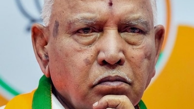 Bengaluru: Former Karnataka chief minister B S Yediyurappa at a press conference, in Bengaluru on April 21 (PTI FILE) Bengaluru: Former Karnataka chief minister B S Yediyurappa at a press conference, in Bengaluru on April 21 (PTI FILE)
