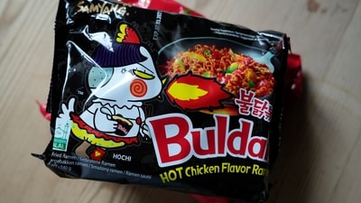 In this photo illustration two packets of Samyang noodles are pictured in London, Wednesday, June 12, 2024. Food authorities in Denmark have recalled three types of spicy instant noodle products imported from South Korea over possible risks for “acute poisoning.” (AP Photo) (AP) In this photo illustration two packets of Samyang noodles are pictured in London, Wednesday, June 12, 2024. Food authorities in Denmark have recalled three types of spicy instant noodle products imported from South Korea over possible risks for “acute poisoning.” (AP Photo) (AP)