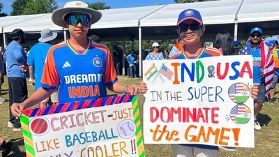 Nassau County Stadium filled with Indian-American pride as India beats USA in T-20 (X) Nassau County Stadium filled with Indian-American pride as India beats USA in T-20 (X)