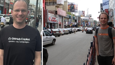 Github CEO Thomas Dohmke was in Bengaluru this week. (X/@ashtom) Github CEO Thomas Dohmke was in Bengaluru this week. (X/@ashtom)