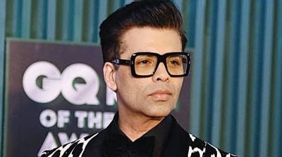 Karan Johar's name is directly in the movie title and all promotional materials. Karan Johar's name is directly in the movie title and all promotional materials.