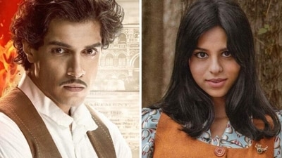 Junaid Khan in Maharaj; Suhana Khan in The Archies Junaid Khan in Maharaj; Suhana Khan in The Archies