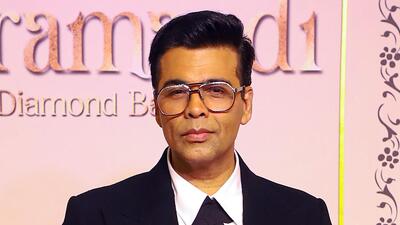 Mumbai: Bollywood actor Karan Johar attends the premiere of Netflix series "Heeramandi: The Diamond Bazaar" directed by Sanjay Leela Bhansali, in Mumbai, Wednesday, April 24, 2024. (PTI Photo) (PTI04_25_2024_000067A) (PTI)