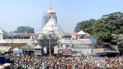 Only the Singhadwara (Lion Gate) was opened for devotees post Covid. (HT PHOTO) Only the Singhadwara (Lion Gate) was opened for devotees post Covid. (HT PHOTO)