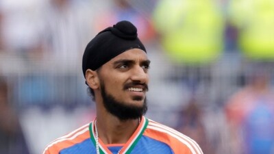 India's Arshdeep Singh during the match against Pakistan in T20 World Cup 2024 (AP) India's Arshdeep Singh during the match against Pakistan in T20 World Cup 2024 (AP)