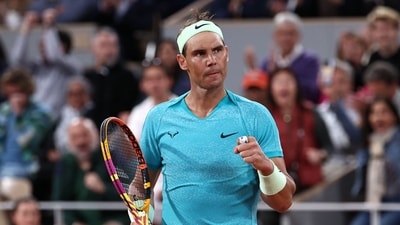 Spain's Rafael Nadal reacts during French Open 2024 (AFP) Spain's Rafael Nadal reacts during French Open 2024 (AFP)