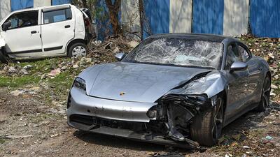 The car was allegedly driven by a 17-year-old boy who knocked down two techies in Pune. (PTI)