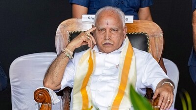 Former Karnataka chief minister BS Yediyurappa. (PTI) Former Karnataka chief minister BS Yediyurappa. (PTI)