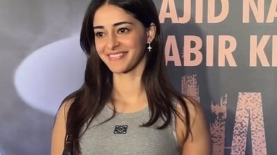 Ananya Panday attends the screening of Kartik Aaryan's Chandu Champion Ananya Panday attends the screening of Kartik Aaryan's Chandu Champion