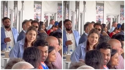 Anushka Sharma wasn't in the best mood at the India vs Pakistan match in New York on Sunday. Anushka Sharma wasn't in the best mood at the India vs Pakistan match in New York on Sunday.