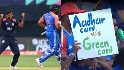 Virat Kohli and Rohit Sharma’s epic reaction to Aadhar vs. Green Card: India’s win over USA sparks meme frenzy Virat Kohli and Rohit Sharma’s epic reaction to Aadhar vs. Green Card: India’s win over USA sparks meme frenzy