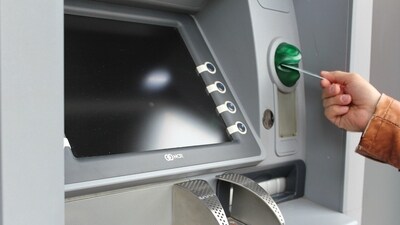 Interchange fees is paid by the card-issuing bank to the bank where the card is used to withdraw cash. Interchange fees is paid by the card-issuing bank to the bank where the card is used to withdraw cash.