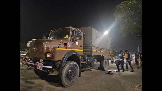 The truck driver, Satpreet, 40, was arrested. He is facing charges under Sections 304-A (causing death by negligence) and 279 (rash driving ) of the Indian Penal Code (IPC). Further investigation is underway to ascertain the circumstances surrounding the tragic accident. (Sant Arora/HT)