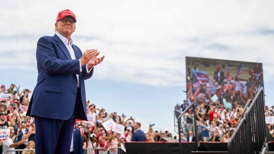 Donald Trump continues campaigning around the country amidst ongoing legal troubles. The former president is scheduled to sit for a probation interview via video on June 10 related to the felony conviction in his New York hush money case. Brandon Bell/Getty Images/AFP (Photo by Brandon Bell / GETTY IMAGES NORTH AMERICA / Getty Images via AFP) (Getty Images via AFP)