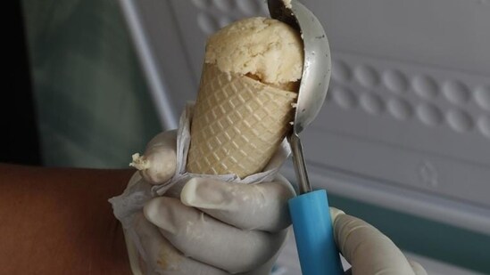 A 26-year-old man from Malad discovered a piece of flesh in his ice cream cone. Representational Image (AP)
