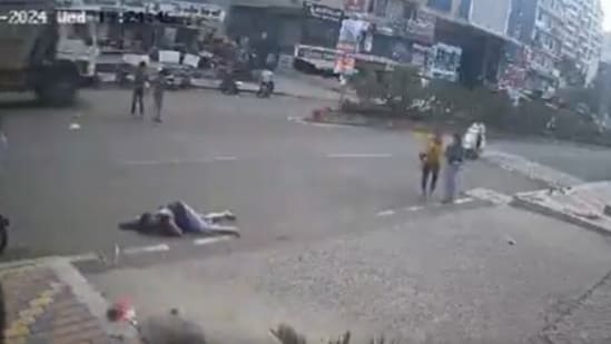 A woman was hit by a speeding car in Maharashtra's Pimpri