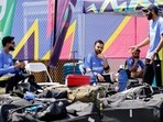Virat Kohli, Jasprit Bumrah and teammates during a practice session ahead of India's ICC T20 World Cup match Virat Kohli, Jasprit Bumrah and teammates during a practice session ahead of India's ICC T20 World Cup match