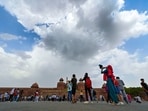 Forecast for Saturday shows Delhi is likely to record heatwave conditions yet again. (Raj K Raj/HT Photo) Forecast for Saturday shows Delhi is likely to record heatwave conditions yet again. (Raj K Raj/HT Photo)