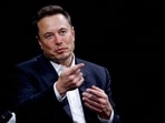 Elon Musk, CEO of SpaceX and Tesla and owner of X, formerly known as Twitter, gestures as he attends the Viva Technology conference on innovation and startups at the Porte de Versailles exhibition centre in Paris, France, June 16, 2023. REUTERS/Gonzalo Fuentes/File Photo