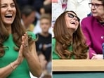 Kate Middleton is a vision in green midi dress with Prince William at Wimbledon Kate Middleton is a vision in green midi dress with Prince William at Wimbledon