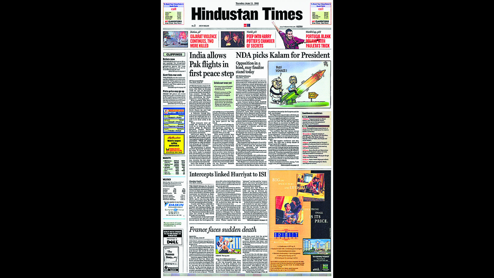 From HT Archives: Vajpayee names Kalam as NDA's pick for President | Latest News India - Vimarsana News