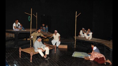 A play being performed at Prithvi Theatre, Mumbai. (Prasad Gori/Hindustan Times) A play being performed at Prithvi Theatre, Mumbai. (Prasad Gori/Hindustan Times)