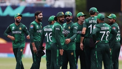 Mohammad Amir of Pakistan celebrates the wicket of Saad Bin Zafar of Canada during the ICC Men's T20 Cricket World Cup West Indies & USA 2024 match between Pakistan and Canada (Getty Images via AFP) Mohammad Amir of Pakistan celebrates the wicket of Saad Bin Zafar of Canada during the ICC Men's T20 Cricket World Cup West Indies & USA 2024 match between Pakistan and Canada (Getty Images via AFP)