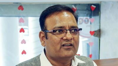 Delhi Social Welfare Minister Raaj Kumar Anand resigns from his post as a Minister and also from the Aam Aadmi Party during a press conference on Wednesday. (ANI) Delhi Social Welfare Minister Raaj Kumar Anand resigns from his post as a Minister and also from the Aam Aadmi Party during a press conference on Wednesday. (ANI)
