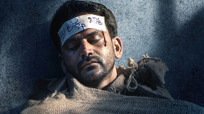 Kotee review: Dhananjaya in a still from the film.