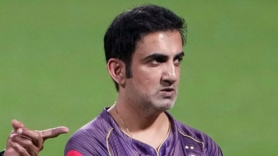 Gautam Gambhir during IPL 2024 with Kolkata Knight Riders (PTI) Gautam Gambhir during IPL 2024 with Kolkata Knight Riders (PTI)
