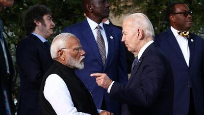 Prime Minister Narendra Modi with US President Joe Biden. (REUTERS) Prime Minister Narendra Modi with US President Joe Biden. (REUTERS)