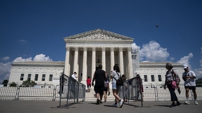 The US Supreme Court in Washington, DC, US, on Thursday, June 13, 2024. The US Supreme Court preserved full access to a widely used abortion pill in a case that carried major stakes for reproductive rights and election-year politics. Photographer: Al Drago/Bloomberg (Bloomberg) The US Supreme Court in Washington, DC, US, on Thursday, June 13, 2024. The US Supreme Court preserved full access to a widely used abortion pill in a case that carried major stakes for reproductive rights and election-year politics. Photographer: Al Drago/Bloomberg (Bloomberg)