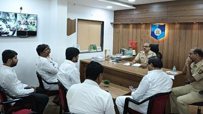 Shivajinagar MLA Siddharth Shirole met police officials from Chatuhshringi police station following the incident. Pune police have moved an application before the district court seeking the four minors, involved in the gruesome attack on senior citizen Samir Roychowdhury and two others, to be tried as adults. (HT) Shivajinagar MLA Siddharth Shirole met police officials from Chatuhshringi police station following the incident. Pune police have moved an application before the district court seeking the four minors, involved in the gruesome attack on senior citizen Samir Roychowdhury and two others, to be tried as adults. (HT)
