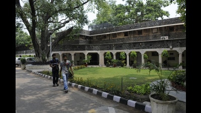 The Ambedkar University at Kashmiri Gate in New Delhi. (HT PHOTO) The Ambedkar University at Kashmiri Gate in New Delhi. (HT PHOTO)