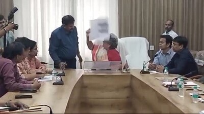 The meeting during which the Kanpur mayor lost her cool was held on June 12. (Sourced) The meeting during which the Kanpur mayor lost her cool was held on June 12. (Sourced)
