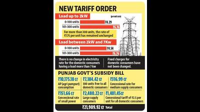 The move will burden the government as it pays subsidy for both agriculture and domestic consumers that comes to ₹21,909 crore a year. (HT Photo) The move will burden the government as it pays subsidy for both agriculture and domestic consumers that comes to ₹21,909 crore a year. (HT Photo)