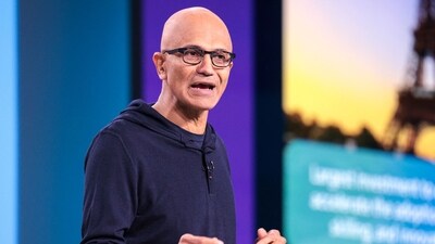 Microsoft Chairman and Chief Executive Officer Satya Nadella speaks during the Microsoft Build opening keynote at the Seattle Convention Center Summit Building in Seattle, Washington. (AFP) Microsoft Chairman and Chief Executive Officer Satya Nadella speaks during the Microsoft Build opening keynote at the Seattle Convention Center Summit Building in Seattle, Washington. (AFP)